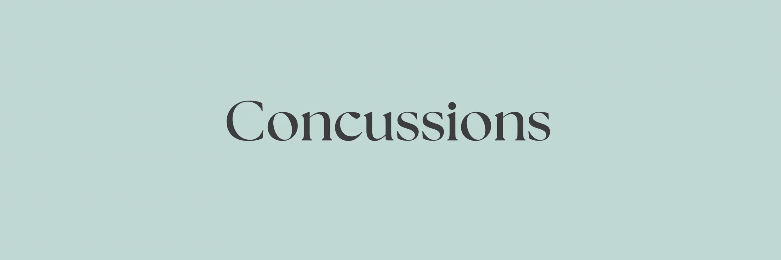 concussions
